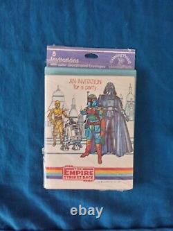 Star Wars The Empire Strikes Back 1980 Party Invitations (PACKAGED VERY RARE)