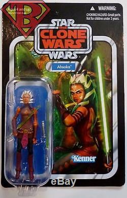 Star Wars The Vintage Collection Figure Set of 12 Unpunched Cards Ahsoka 2012