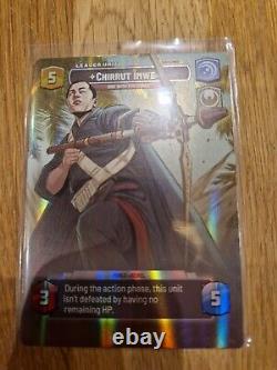 Star Wars Unlimited, Spark of Rebellion Showcase Card #256 Chirrut Imwe