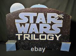 Star Wars Vintage 1995 VHS Trilogy Promo Blockbuster Exclusive Display RARE