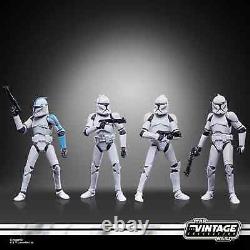 Star Wars Vintage Collection Phase I Clone Trooper 3.75 Army 4 Pack US IN STOCK