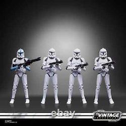 Star Wars Vintage Collection Phase I Clone Trooper 3.75 Army 4 Pack US IN STOCK