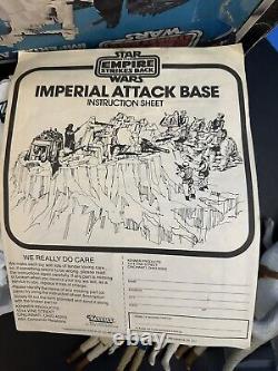 Star Wars Vintage Imperial Attack Base withBox, Action Figures Instr Complete