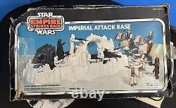 Star Wars Vintage Imperial Attack Base withBox, Action Figures Instr Complete