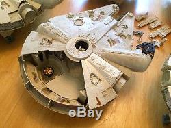 Star Wars Vintage/modern Millennium Falcon Lot Of 7 -instant Collection