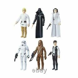Star Wars Wave 1 Retro Collection Set Of 6 3.75 Inch Action Figures IN HAND