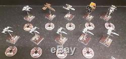 Star Wars X Wing Miniatures 14 x Models Bundle/Collection (cards/tokens etc)