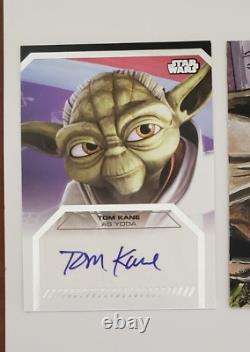 Star Wars Yoda Chrome X-Fractor /99 + 1/1 Sketch Card + Auto + Bonus 8More Cards