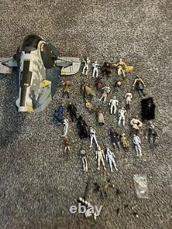 Star wars 3.75 Clone, Jedi Vehicle/figure lot