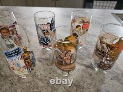 Star wars burger king glasses set