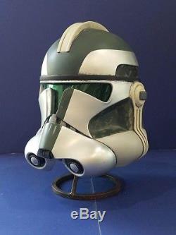 Star wars prop Clone Commander Gree wearable helmet