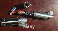 Starwars Luke Skywalker ESB Custom Lightsaber Graflex Crystal Chamber