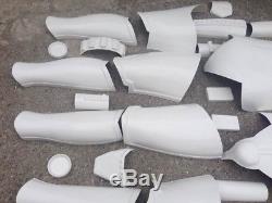 Starwars Stormtrooper armour sections fibreglass full size adult prop cosplay