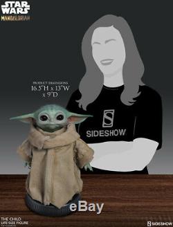 THE CHILD (BABY YODA) Sideshow Collectibles 16 Life Size Figure PREORDER