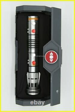 TWO SEALED STAR WARS GALAXY'S EDGE DARTH MAUL LEGACY LIGHTSABER WithBONUS MAPGUIDE