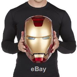 The Avengers Marvel Legends Iron Man Helmet Electronic Christmas Gift Cosplay