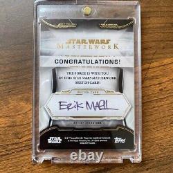 Topps Star Wars Card ERIK MAELL Sketch card