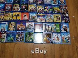 Very Huge 144 Lot OF Disney Marvel Star wars Blu-ray 3D Instant Collection