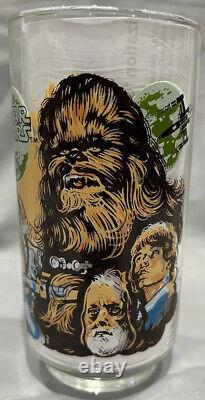 Vintage 1977 Burger King Coca-Cola Star Wars Chewbacca Glass RARE ERRORS