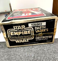 Vintage 1980 Star Wars, Darth Vader's Star Destroyer Playset, original with BOX