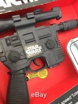 Vintage Kenner Star Wars 1978 Laser Pistol Han Solo's Blaster-mib ...