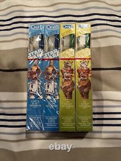 Vintage Lot (12) 1983 Star Wars Oral-b Toothbrush New And Sealed