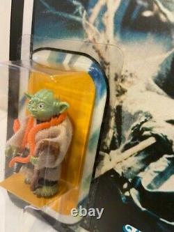 Vintage Recarded STAR WARS Yoda ESB 41 back Action Figure