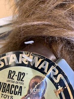 Vintage STAR WARS Chewbacca 1977 Stuffed Plush 20 Kenner with Bandolier & Tag