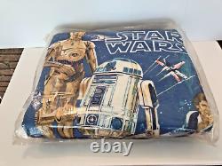 Vintage Star Wars 1977 Blanket Twin Size Original Packaging