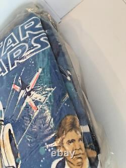 Vintage Star Wars 1977 Blanket Twin Size Original Packaging