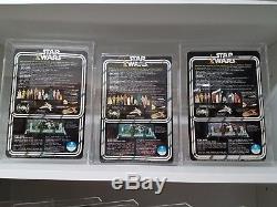 Vintage Star Wars 1977 Complete 12 Back Collection MOC Sealed Unopened. AFA Luke