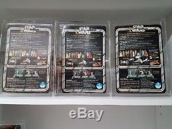 Vintage Star Wars 1977 Complete 12 Back Collection MOC Sealed Unopened. AFA Luke