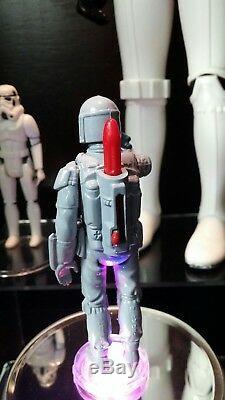 Vintage Star Wars 1979 COO HK Rocket Firing Boba Fett Prototype L-Slot Gray