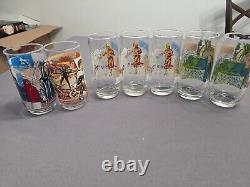 Vintage Star Wars 1980s Burger King Drinking Glasses Lot of 7