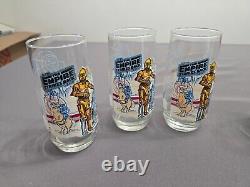 Vintage Star Wars 1980s Burger King Drinking Glasses Lot of 7