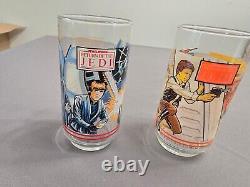 Vintage Star Wars 1980s Burger King Drinking Glasses Lot of 7