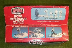 Vintage Star Wars Kenner Micro Collection Action Playset Hoth Generator Attack