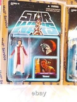 Vintage Star Wars Lost Line Collection Unpunched Lot Of 6 Leia Sandtrooper Vader