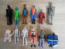 Vintage Star Wars Lot Kenner First 21 In Mini Action Figure Collectors Case