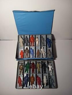 Vintage Star Wars Mexican Bootleg Action Figures Lot with Case