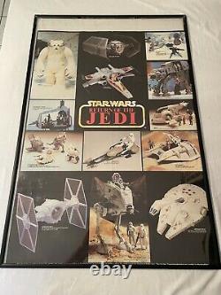 Vintage Star Wars ROTJ Kenner Toy Poster Rare
