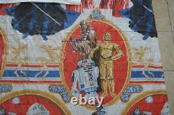 Vintage Star Wars Return Of the Jedi Quilt & Pillowcase 1983 TWIN Lucas Film LTD