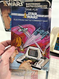 Vtg 1977 Star Wars Electronic Battle Command Game COMPLETE with Box ins NO WORKING