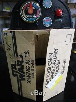 Vtg Original 1977 Kenner Star Wars X-Wing Aces Target Gun Game withBox WORKS RARE