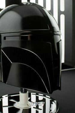 Wearable Star Wars Mandalorian Helmet Mask Black Series Cosplay Costume Steel