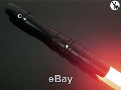 YDD Lightsaber Sword Light Fx Effect Force Black Hilt Color Change Jedi Cosplay