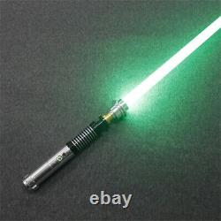 YDD Star Wars Luke Skywalker Lightsaber Silver Metal 16 Colors RGB Light Replica