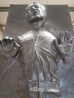 (new) Life Size Han Solo In Carbonite Prop Statue Star Wars (new)
